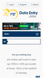 Mobile Screenshot of pkdataentryjobs.com