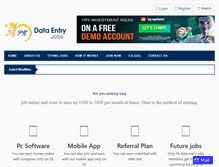 Tablet Screenshot of pkdataentryjobs.com